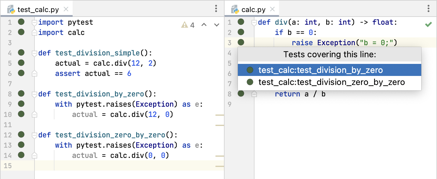 PyCrunch - Python Continuous Test Runner and TDD assistant